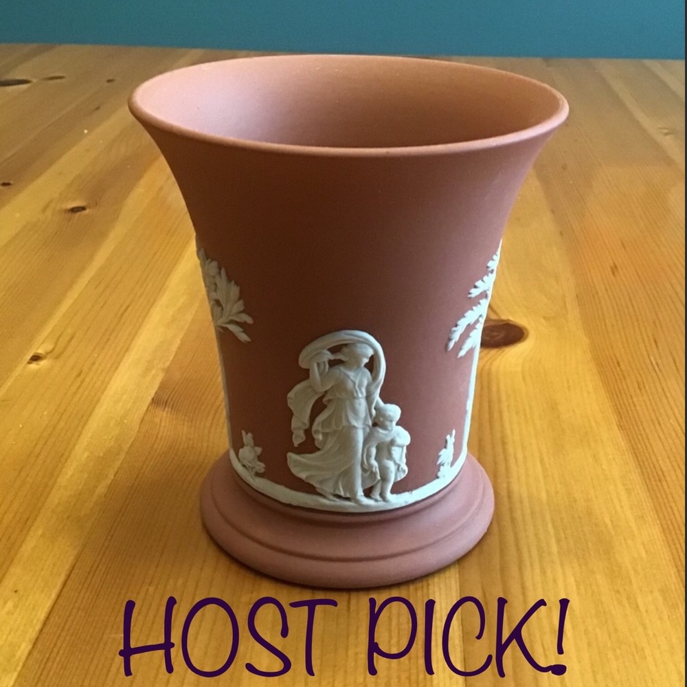 RARE VINTAGE WEDGWOOD TERRACOTTA POSY VASE